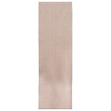 Heritage Lace 20 x 54 in. Ticking Table Runner, Red and White TK-2054R
